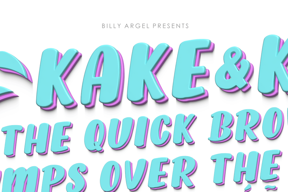 KAKE & KAKE ITALIC PERSONAL USE